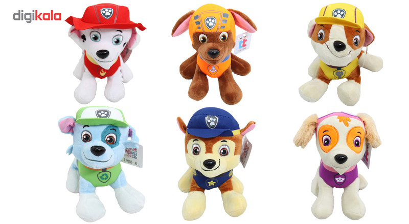 عروسک تاپ تویز مدل سگ نگهبان Paw Patrol ارتفاع 20 سانتی متر بسته 6 عددی