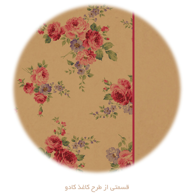 کاغذ کادو طرح گلریز کد 168 بسته 5 عددی