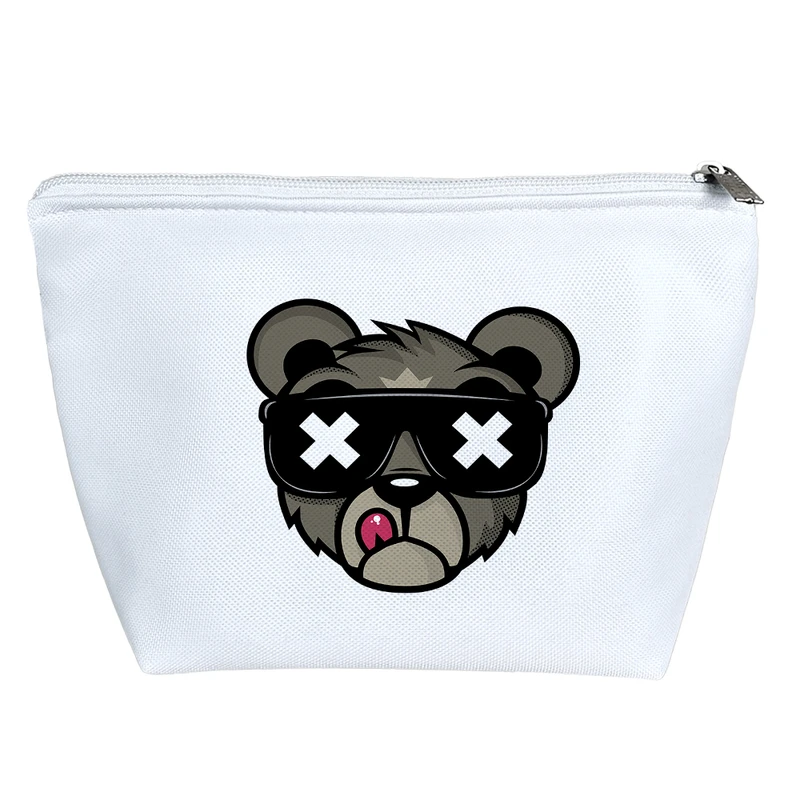 کیف لوازم آرایش دخترانه خندالو مدل خرس کد 5546