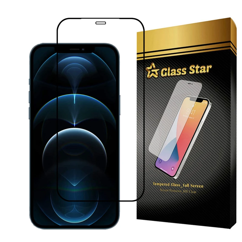 محافظ صفحه نمایش گلس استار مدل  FULPLUSS مناسب برای گوشی موبایل اپل iPhone 12 Pro Max