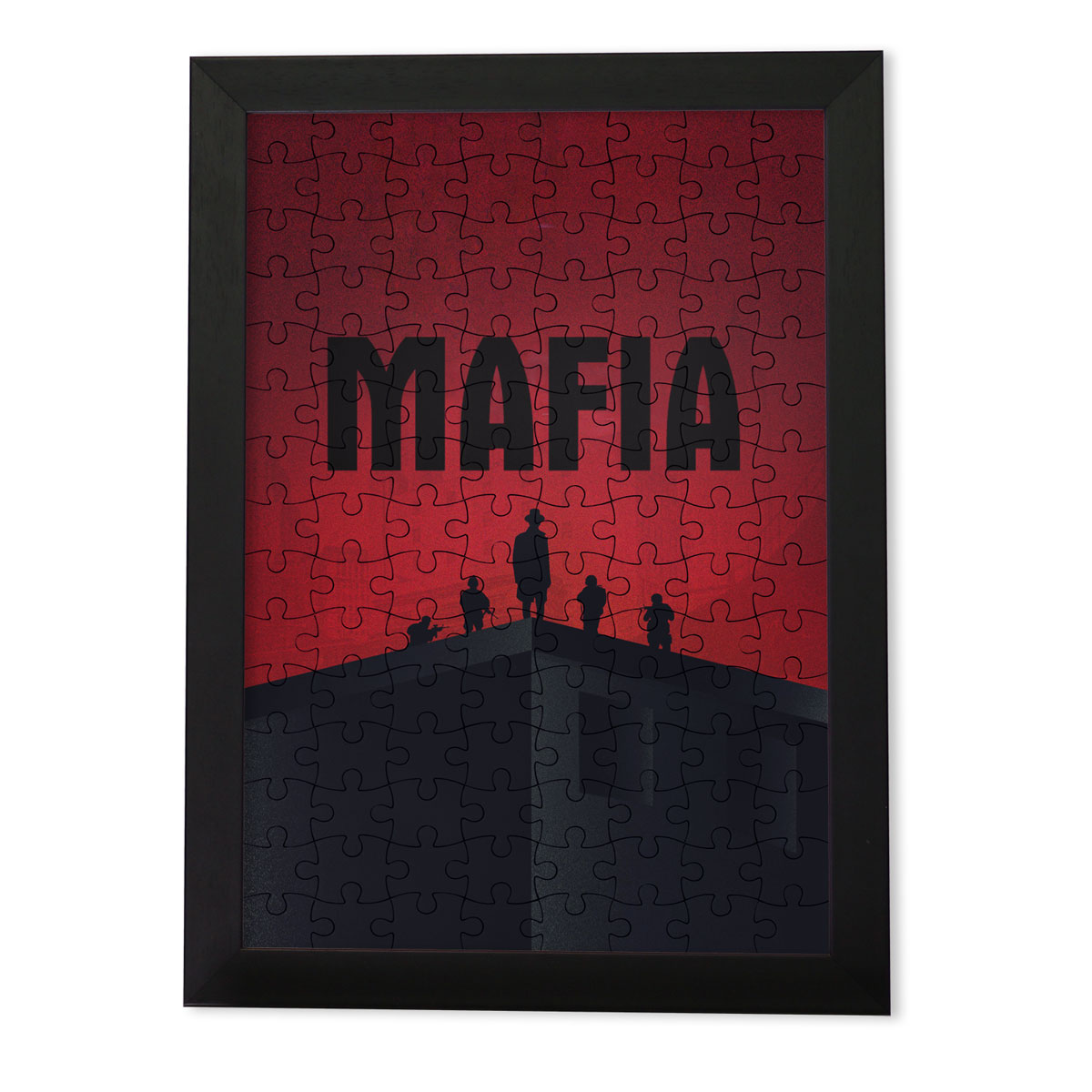 تابلو پازل مدل ۱۲۰ تکه طرح بازی مافیا کد Mafia 3051