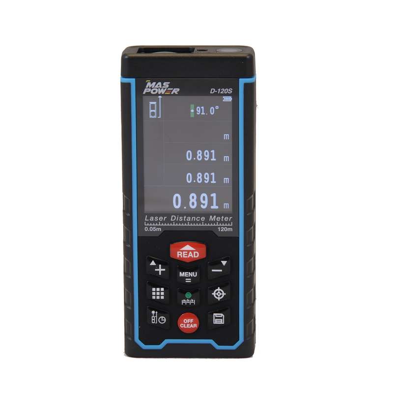 متر لیزری دوربین دار MasPower مدل D-120S