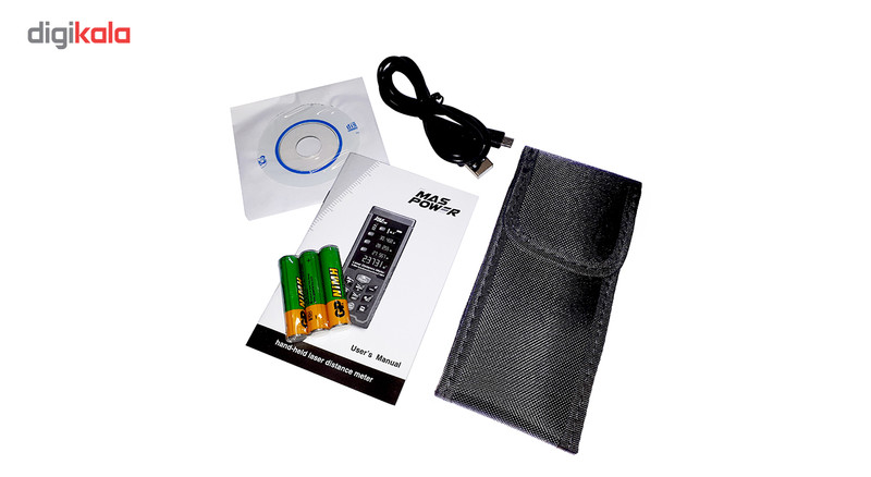 متر لیزری دوربین دار MasPower مدل D-120S