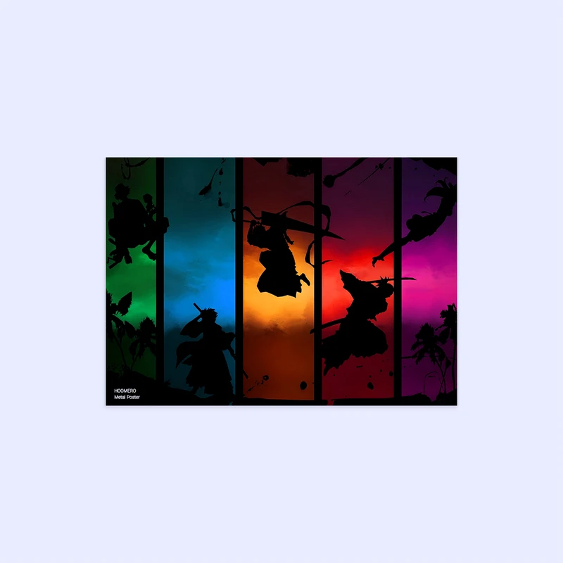 پوستر هومرو مدل فلزی طرح انیمه bleach کد PS1078