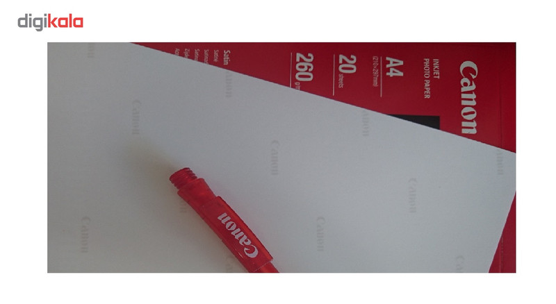 کاغذ عکس کانن مدل PHOTO PAPER PLUS SEMI-GLOSS سایز A4 بسته 20 عددی