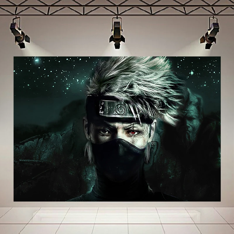 تابلو شاسی طرح انیمه Kakashi Hatake کد AR637