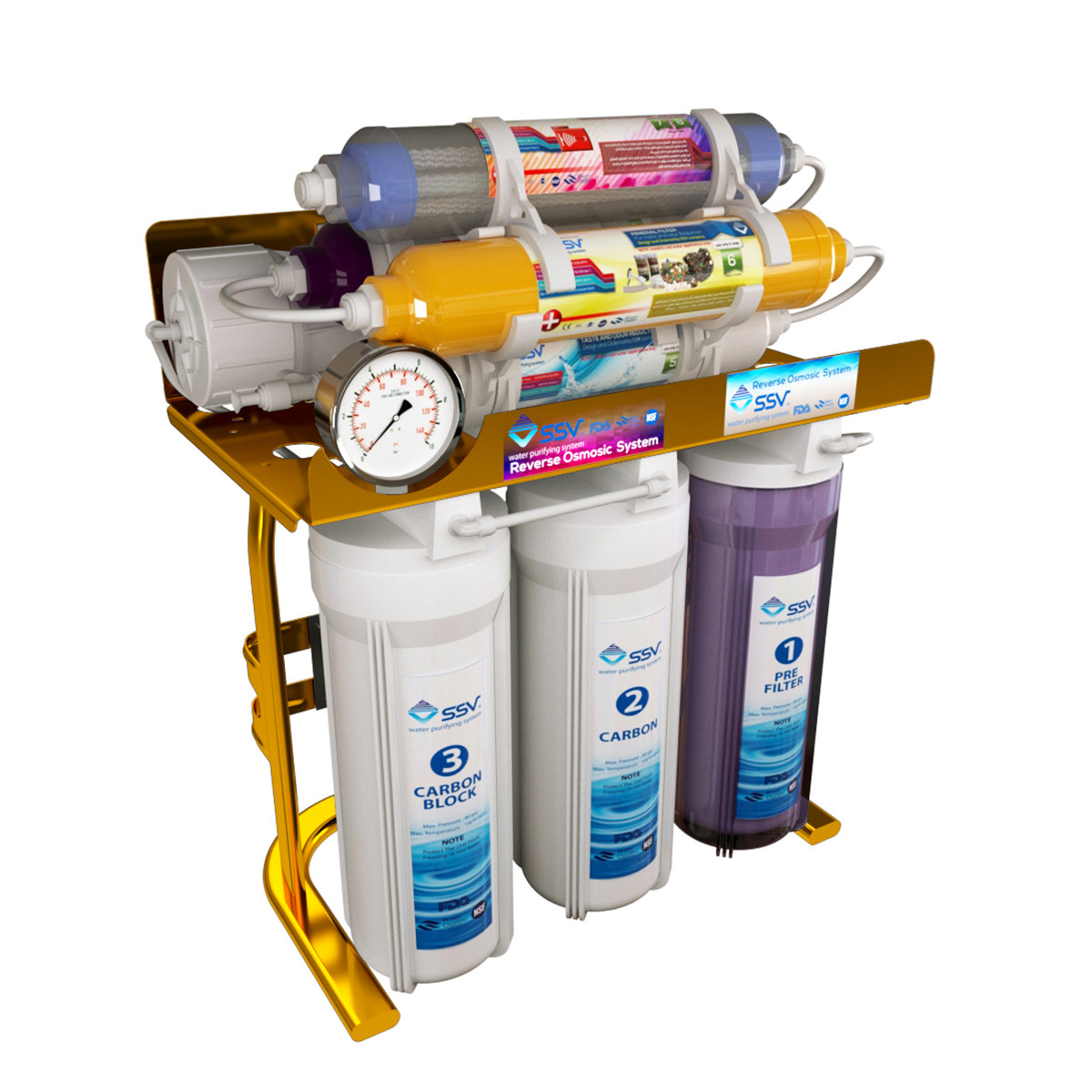 دستگاه تصفیه کننده آب اس اس وی مدل MaxGold 2W X800 دستگاه تصفیه کننده آب اس اس وی مدل MaxGold 2W X800