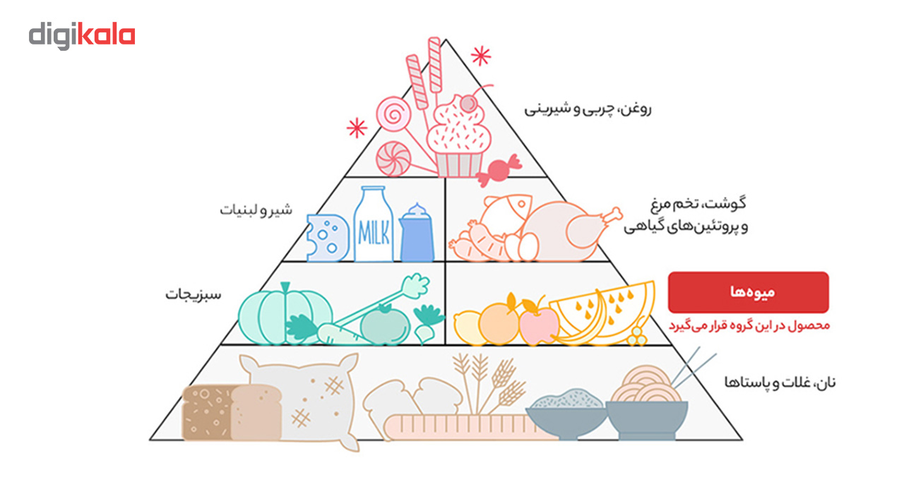 آلو بخارا خشکپاک مقدار 400 گرم