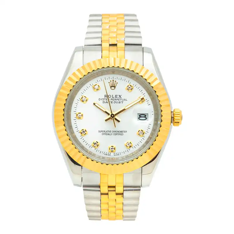 ست ساعت مچی عقربه ای زنانه و مردانه مدل دیت جاست