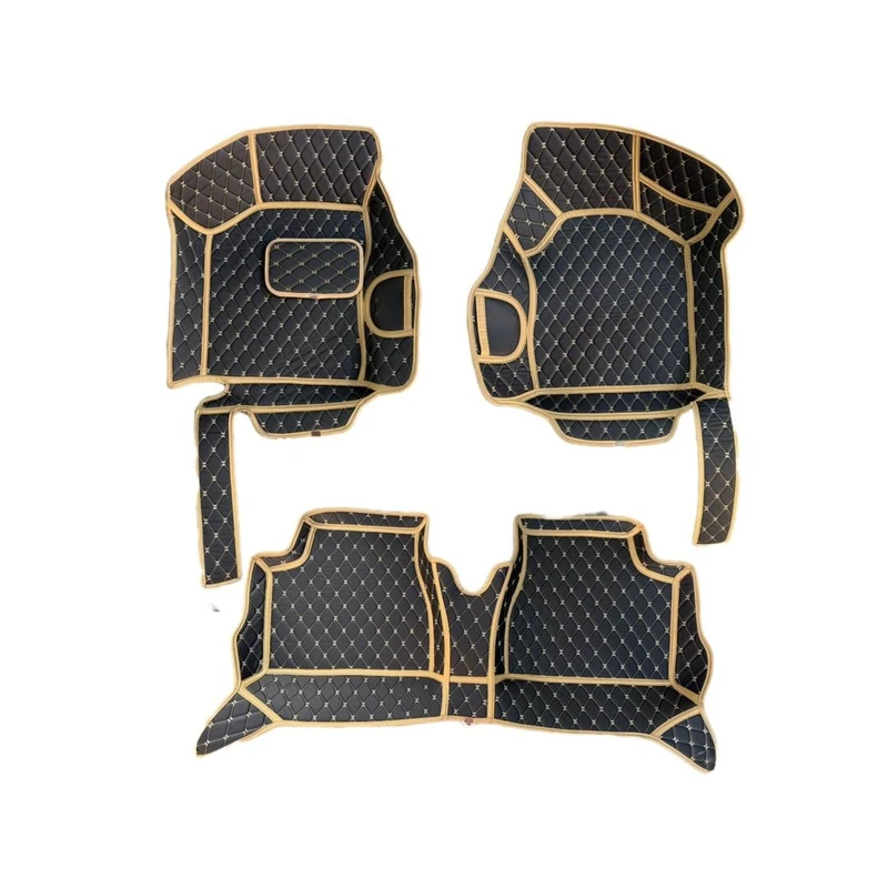 کفپوش خودرو پنج‌بعدی مدل گلدوزی مناسب برای اطلس