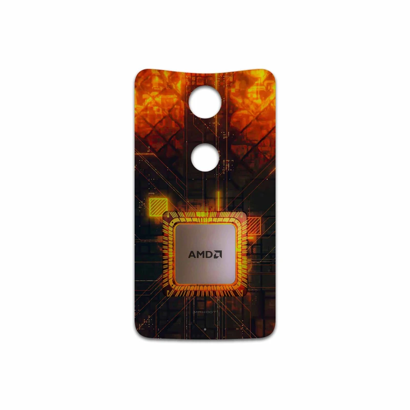 برچسب پوششی ماهوت مدل AMD Brand مناسب برای گوشی موبایل گوگل Nexus 6