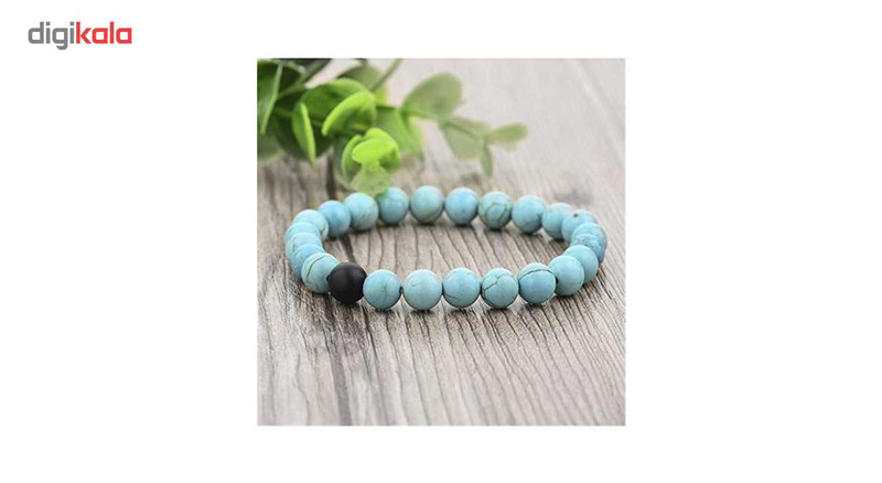 دستبند طرح فیروزه و اونیکس بسته دو عددی