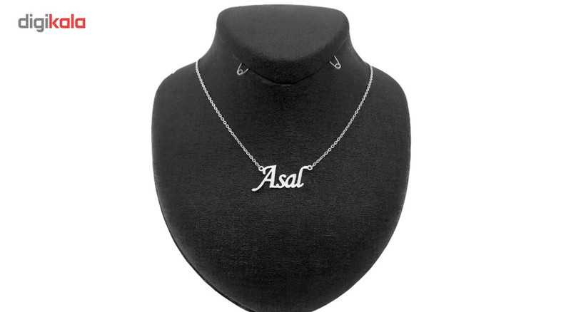 گردنبند نقره ترمه مدل اسم عسل Termeh01 گردنبند نقره ترمه مدل اسم عسل Termeh01