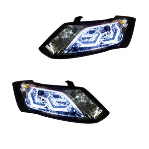 چراغ جلو خودرو گروه پژوهش صنعت مدرن مدل 3D-Hexa-W مناسب برای ساینا،کوئیک بسته دو عددی