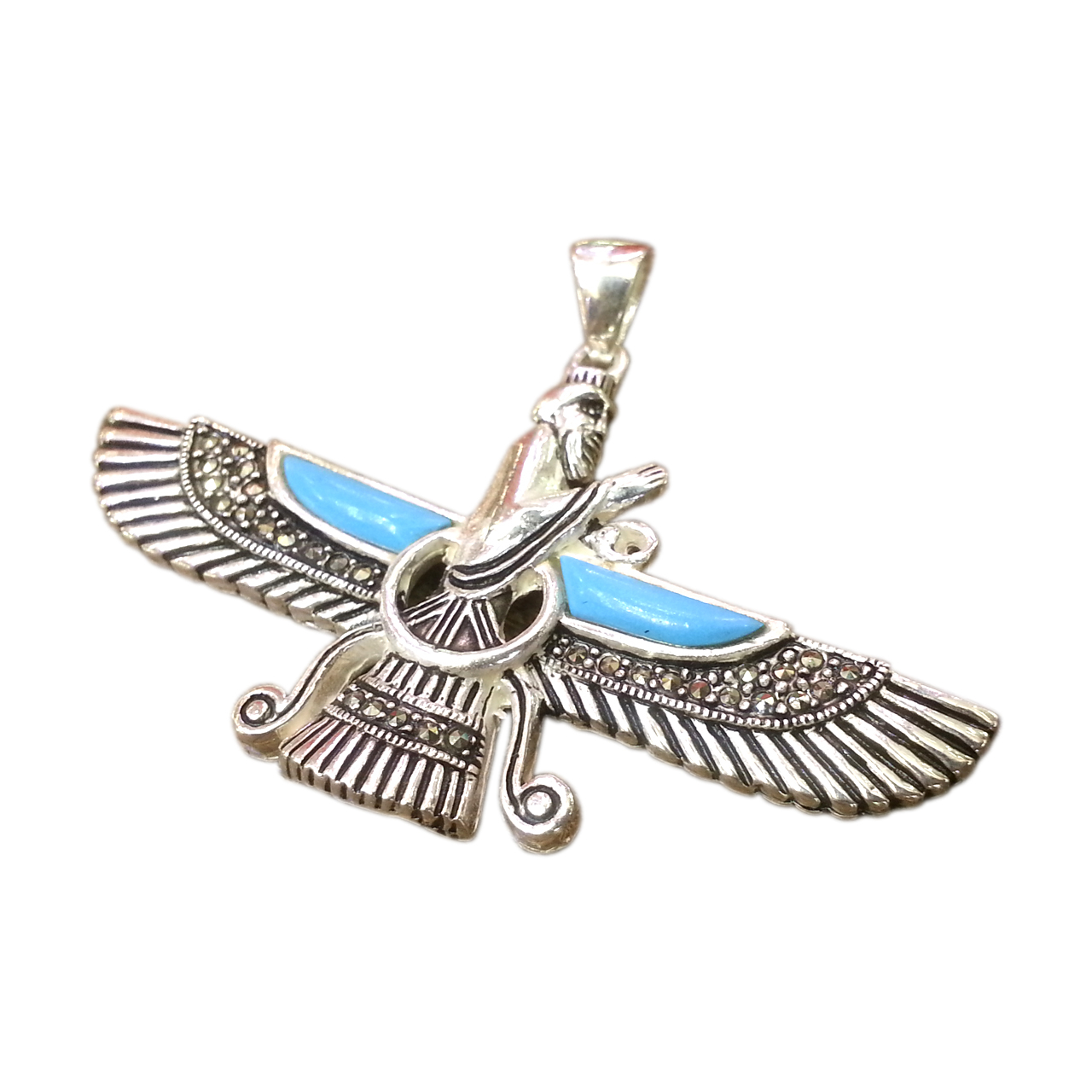 آویز گردنبند نقره کد 6871