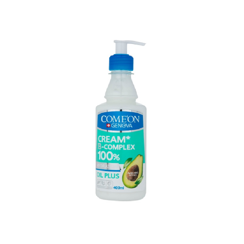 کرم مرطوب کننده کامان مدل OIL PLUS B-COMPLEX حجم 400 میلی لیتر