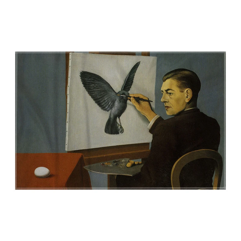 کاغذ کادو ترمه طراحان ایده مدل بصیرت از ماگریت کد art0370 