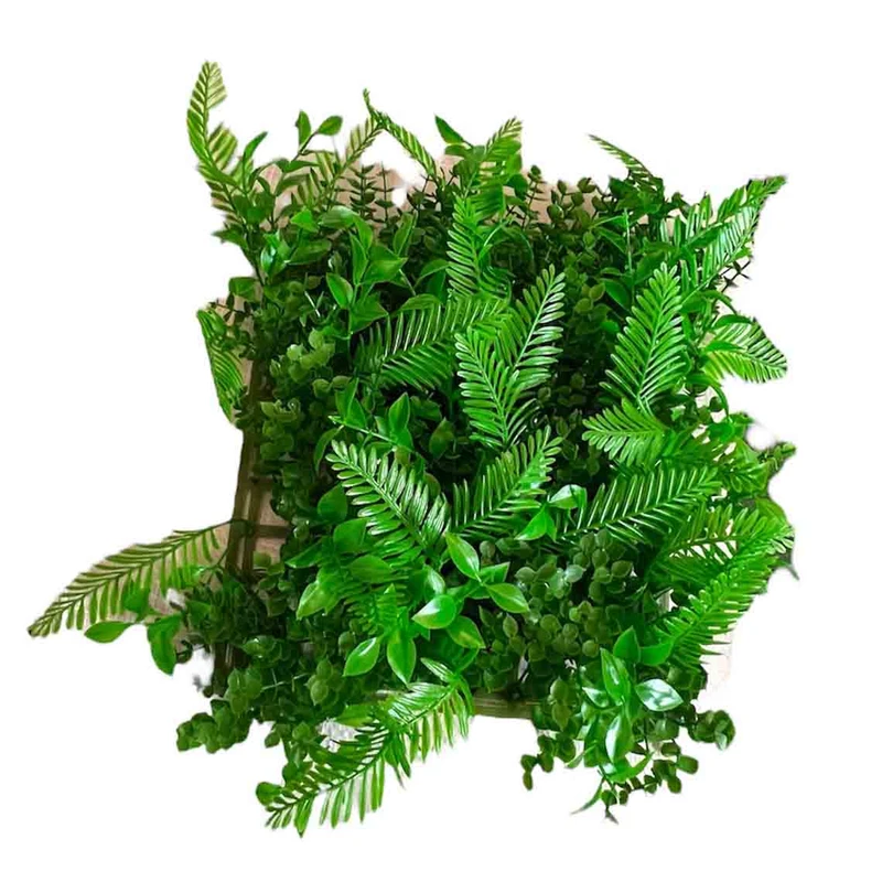 عکس شماره 6 : چمن مصنوعی آکواریوم مدل پرتراکم طرح برگ هاوایی سایز 25x25 سانتی متر