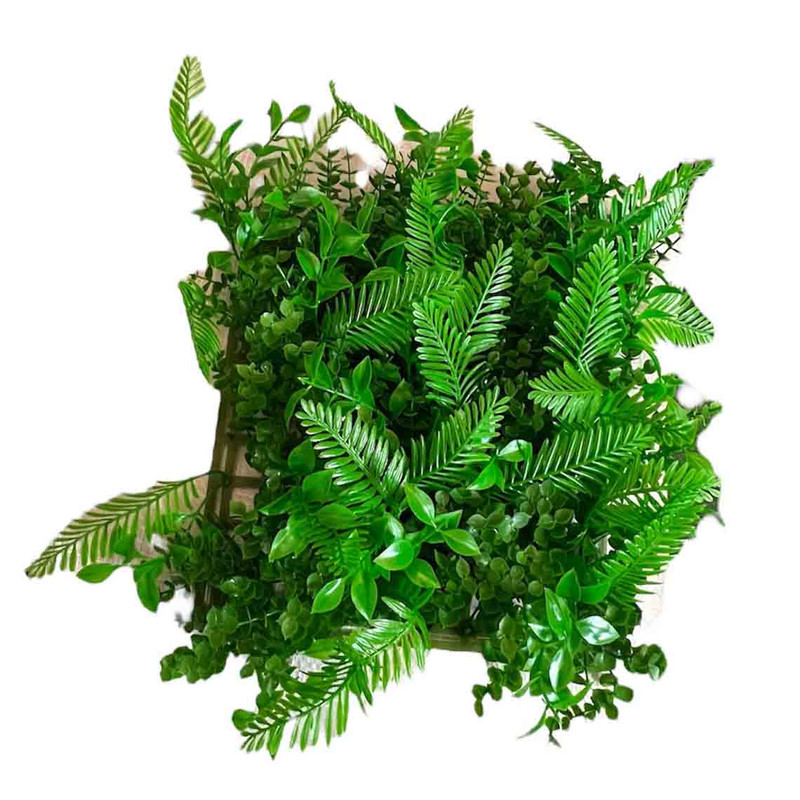 چمن مصنوعی آکواریوم مدل پرتراکم طرح برگ هاوایی سایز 25x25 سانتی متر