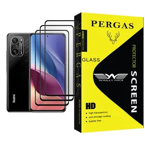 Waily Nice Pergas Glass MIX003 Screen Protector For Xiaomi Redmi K40 Pro+ Pack Of 3