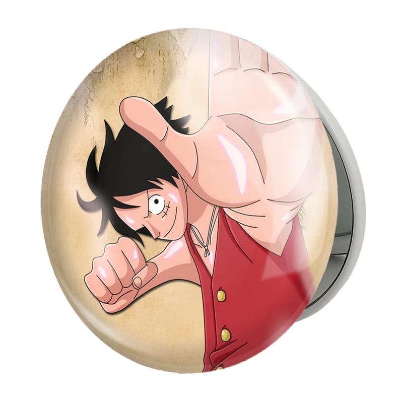 آینه جیبی خندالو طرح لوفی انیمه وان پیس One Piece مدل تاشو کد 17278 