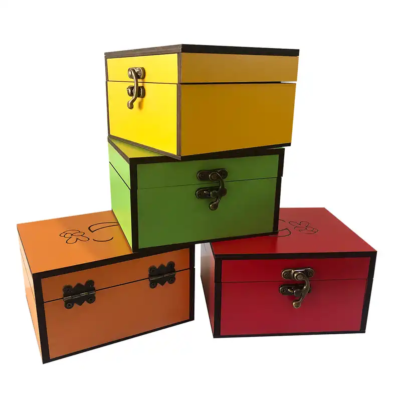 جعبه هدیه چوبی مدل b10