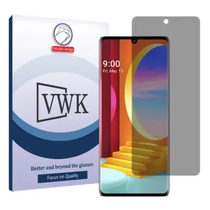 VWK Tough model privacy screen protector suitable for LG Velvet mobile phone
