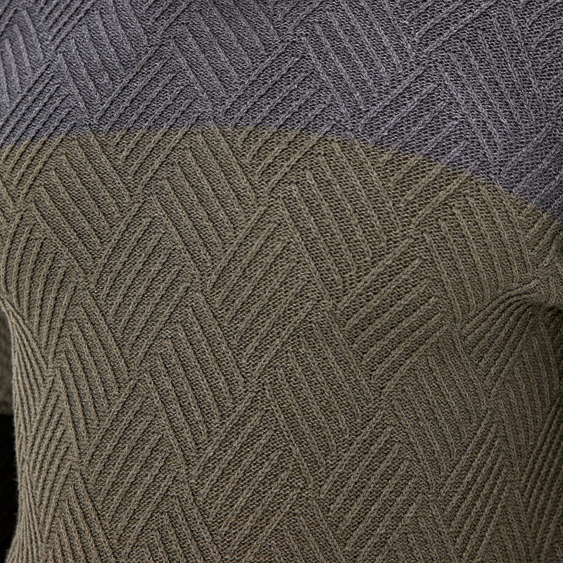 پلیور یقه گرد مردانه مدل 31293358 طرح ترندیول