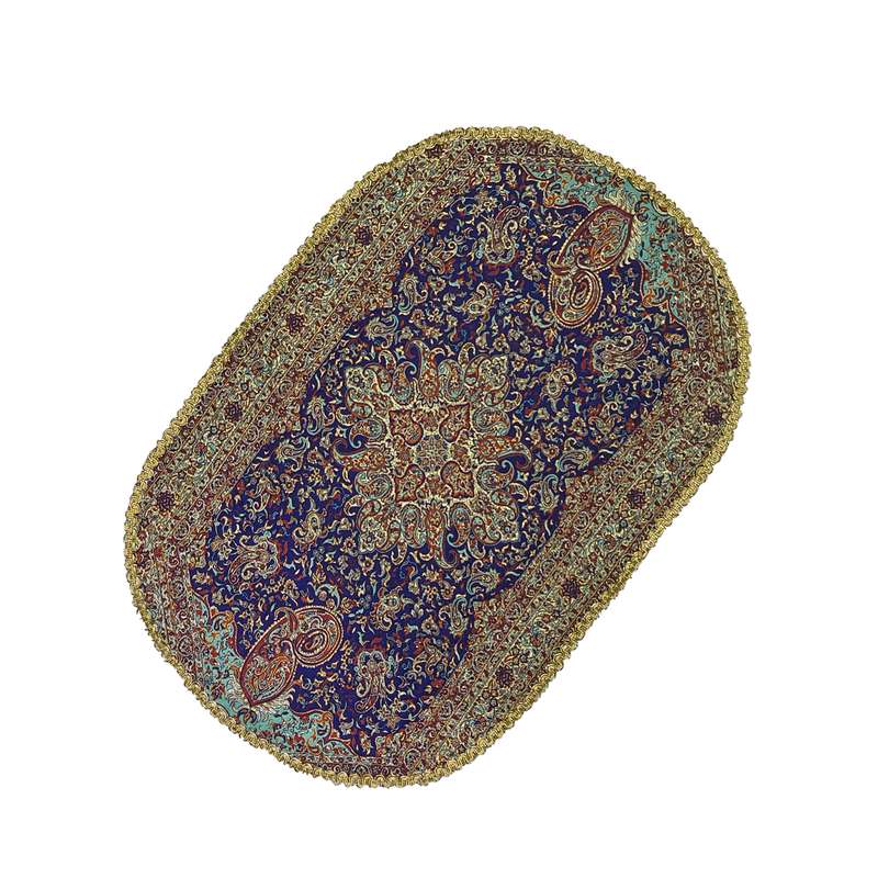 رومیزی ترمه مدل ترنج کد BZSMH90-45