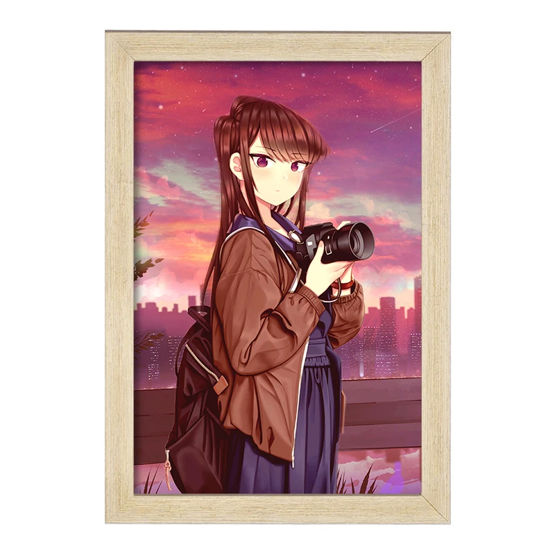 تابلو خندالو مدل انیمه کومی سان  کد 16063