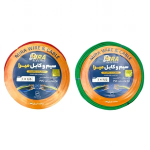 سیم برق افشان 1 در 1.5 و 1 در 2.5 میرا  کد 2.5G - 1.5R بسته دو عددی