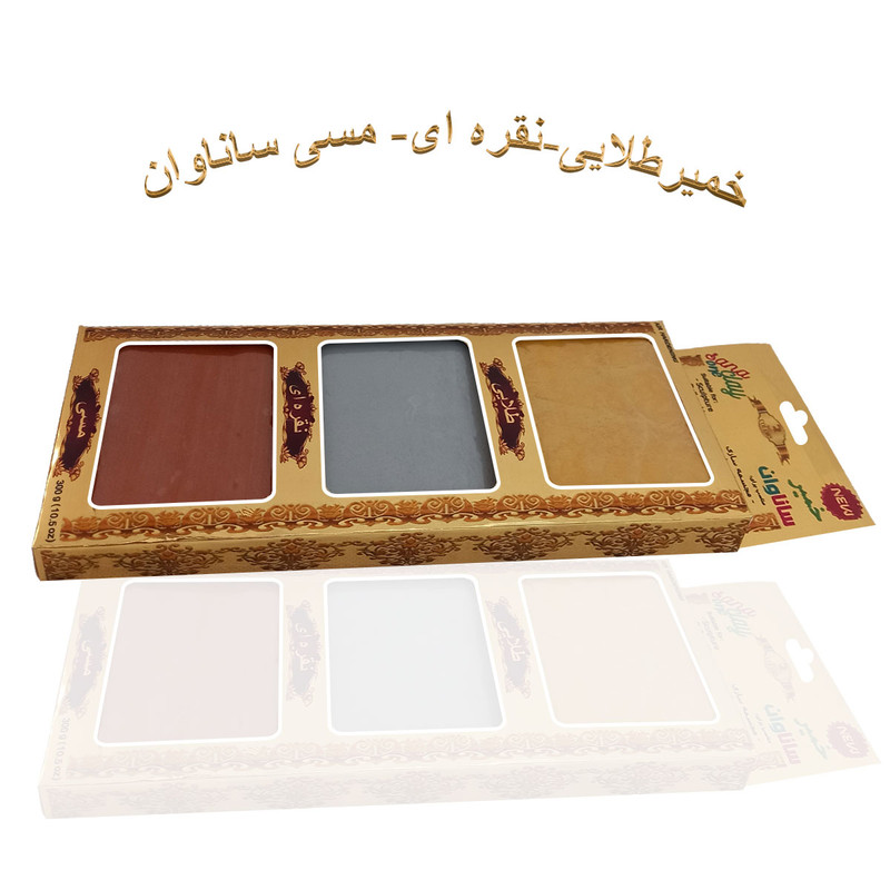خمیر مجسمه سازی ساناوان مدل metalic