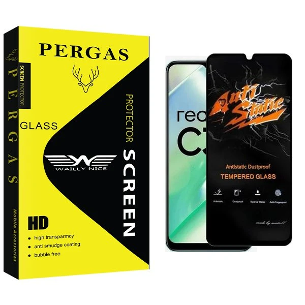 محافظ صفحه نمایش وایلی نایس مدل Pergas Antistatic مناسب برای گوشی موبایل ریلمی C33
