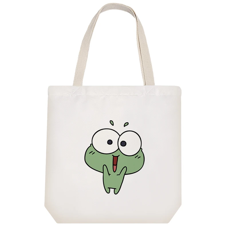 ساک خرید خندالو طرح قورباغه بامزه کد H1325