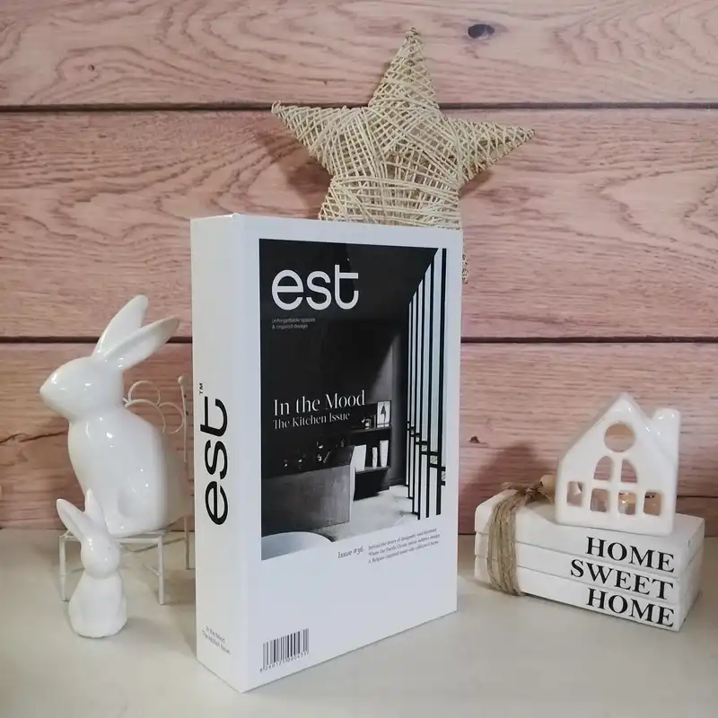 جعبه دکوری مدل کتاب دکوراتیو طرح EST