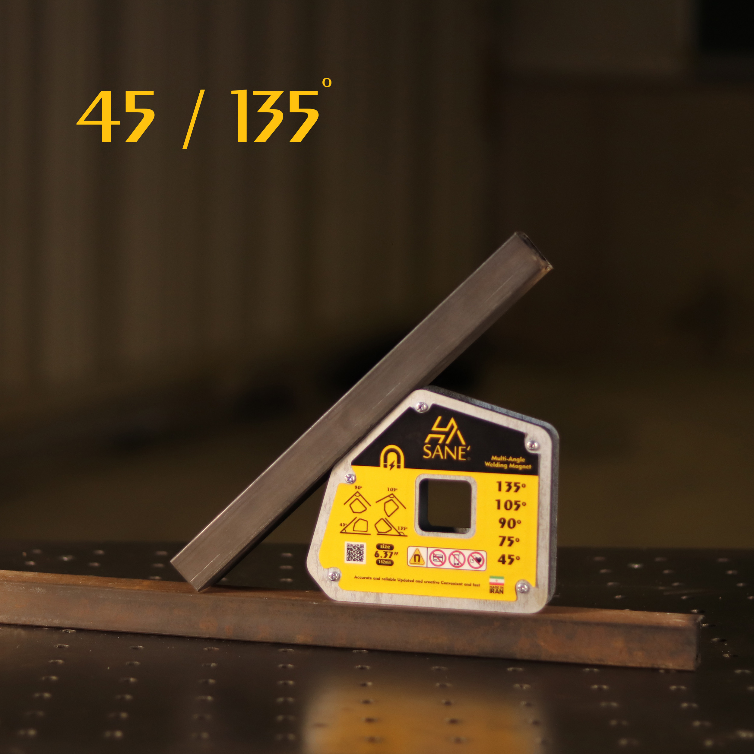 گونیا جوشکاری صانع مدل پنج ضلعی کد 6/37