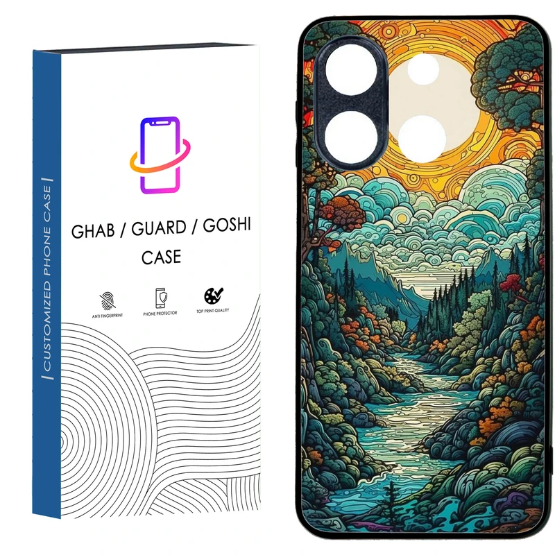 کاور قاب گارد گوشی طرح فانتزی کد 63 - tpu مناسب برای گوشی موبایل وکال V۰ / V۰ Plus