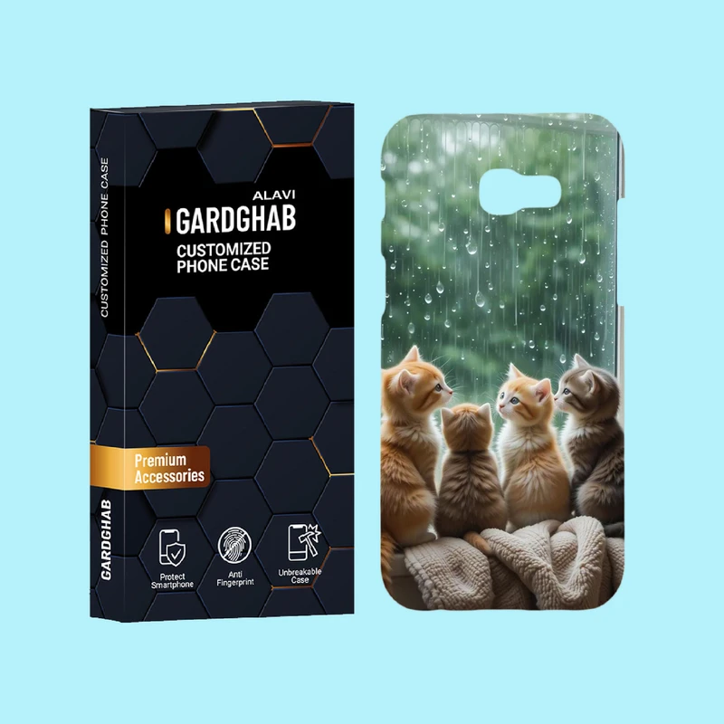 کاور گارد قاب علوی مدل حیوانات مناسب برای گوشی موبایل سامسونگ Galaxy A5 2017 / A520