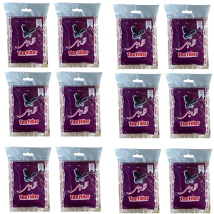 فیلتر چای قزل چای مدل کاغذی 12 بسته 50 عددی