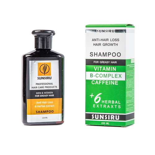 شامپو ضد ریزش مو سان سیرو مدل 6 گیاه حجم 220 میلی لیتر