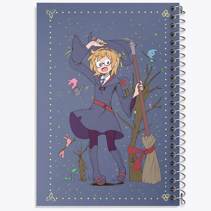 دفتر مشق 100 برگ خندالو طرح جاسون انیمه جادوگران کوچک Little Witch Academia کد 22845