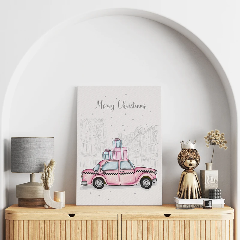 تابلو شاسی مدل تاکسی و کادوی کریسمس کد T320632