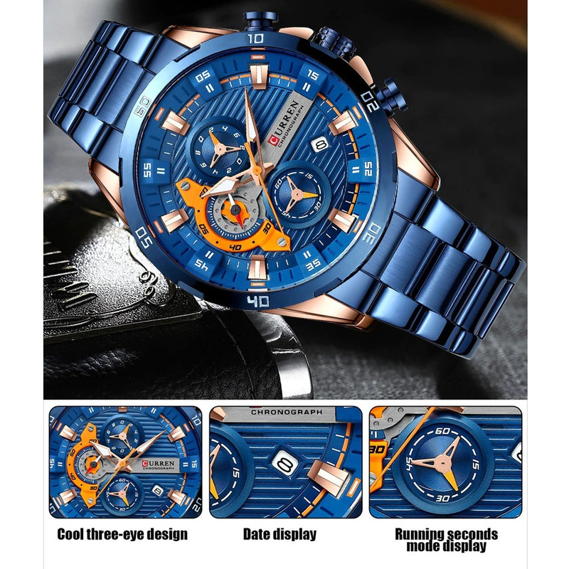 ساعت مچی عقربه‌ای مردانه کورن واتچ مدل ‌M-8402