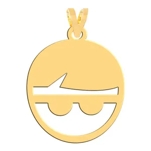 آویز گردنبند طلا 18 عیار زنانه فرشته مدل پسر بچه  WNL-000622