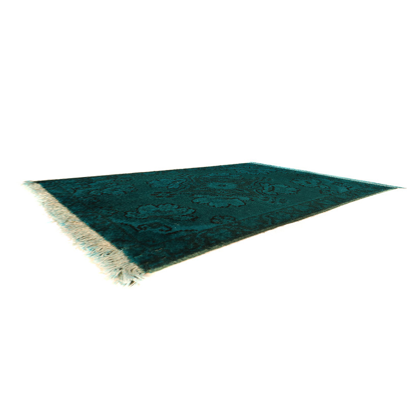 فرش دستبافت رنگ شده نیم متری مدل وینتج کد 4101114