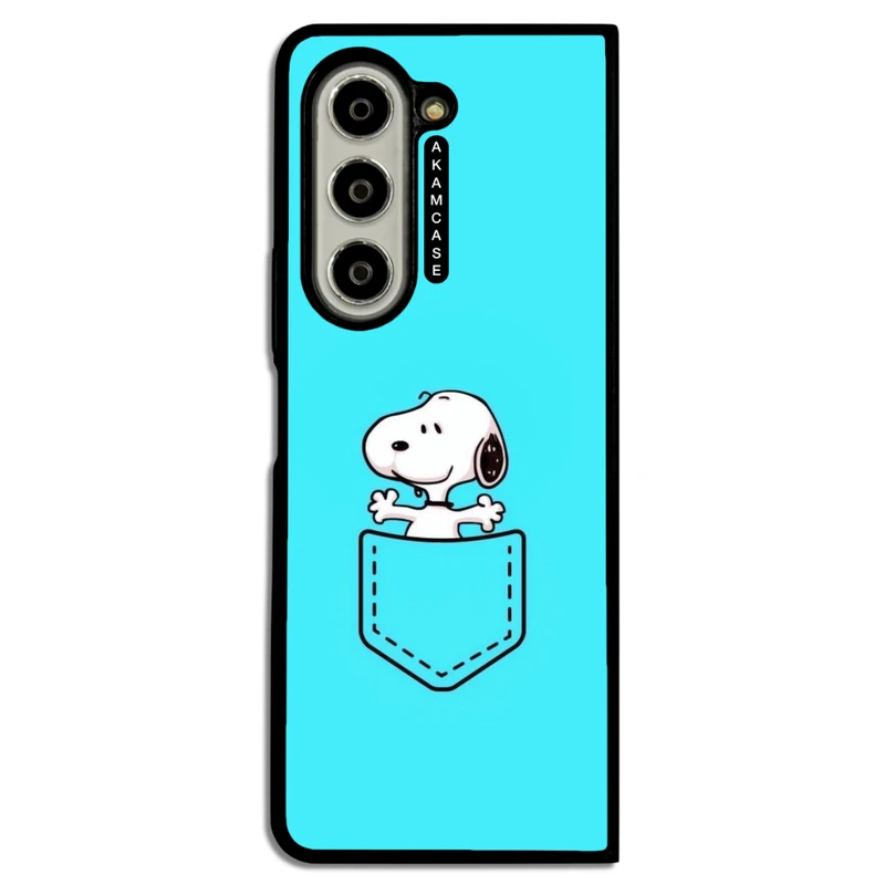کاور آکام مدل AMCWSGZFOLD5-SNOOPY13 مناسب برای گوشی موبایل سامسونگ Galaxy Z Fold 5