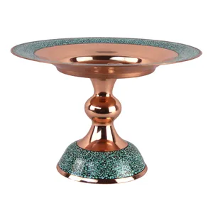 شیرینی خوری فیروزه کوبی مدل گرد کد Sh30