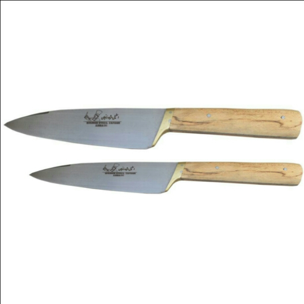 ست چاقوی آشپزخانه 2 پارچه مژده زنجان کد 11B