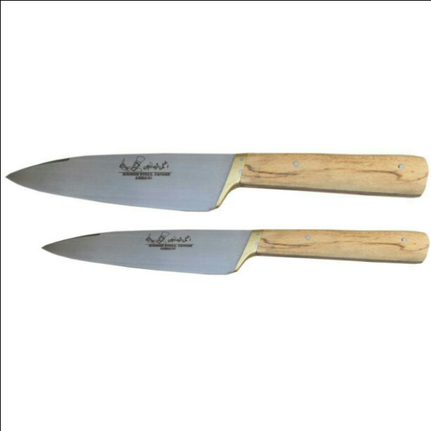 ست چاقوی آشپزخانه 2 پارچه مژده زنجان کد 11B