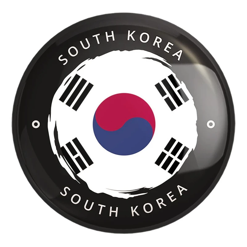 پیکسل خندالو طرح پرچم کره جنوبی کد 20554 مدل بزرگ